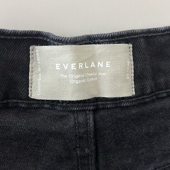 NWT Everlane Organic Cotton The Original Cheeky® Jean in Coal Size 29 Crop - Picture 6 of 16
